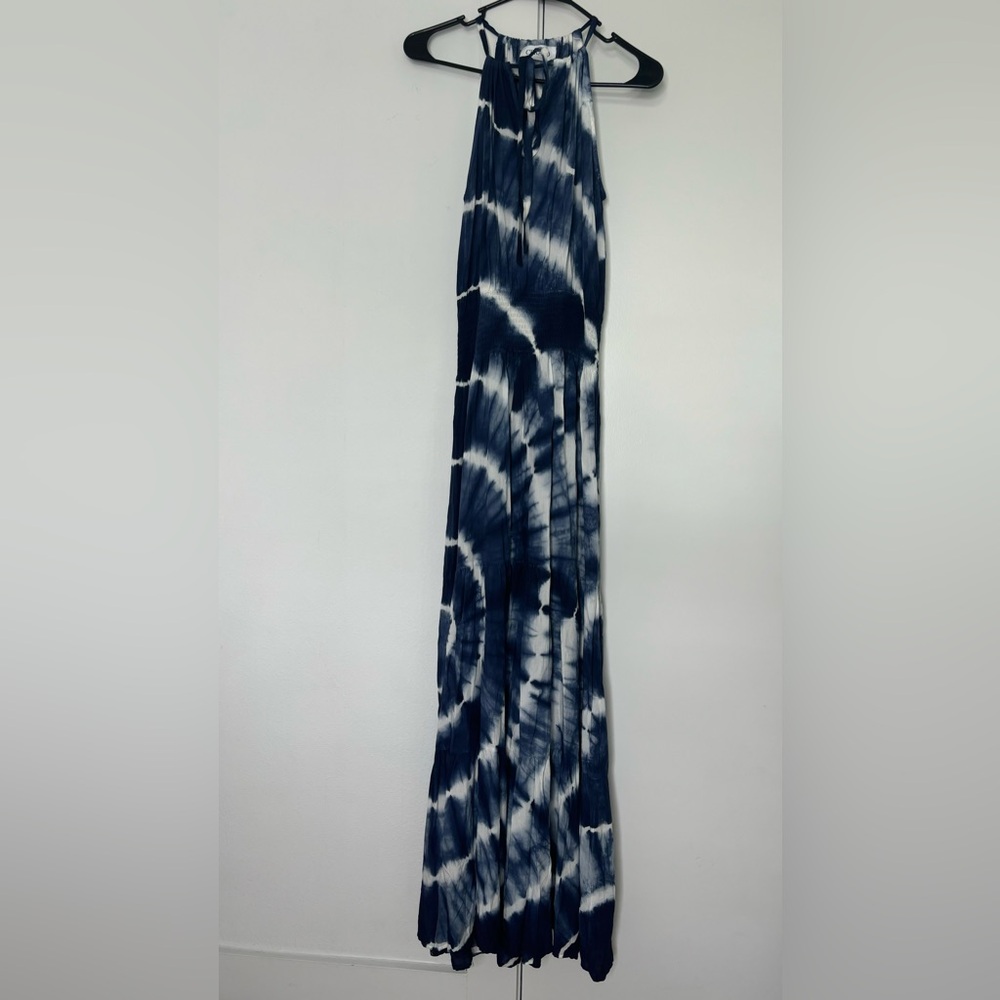 Boutique style printed maxi dress sz M/L